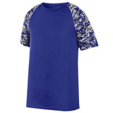 Augusta Youth Color Block Digi Camo Baseball Jersey Augusta