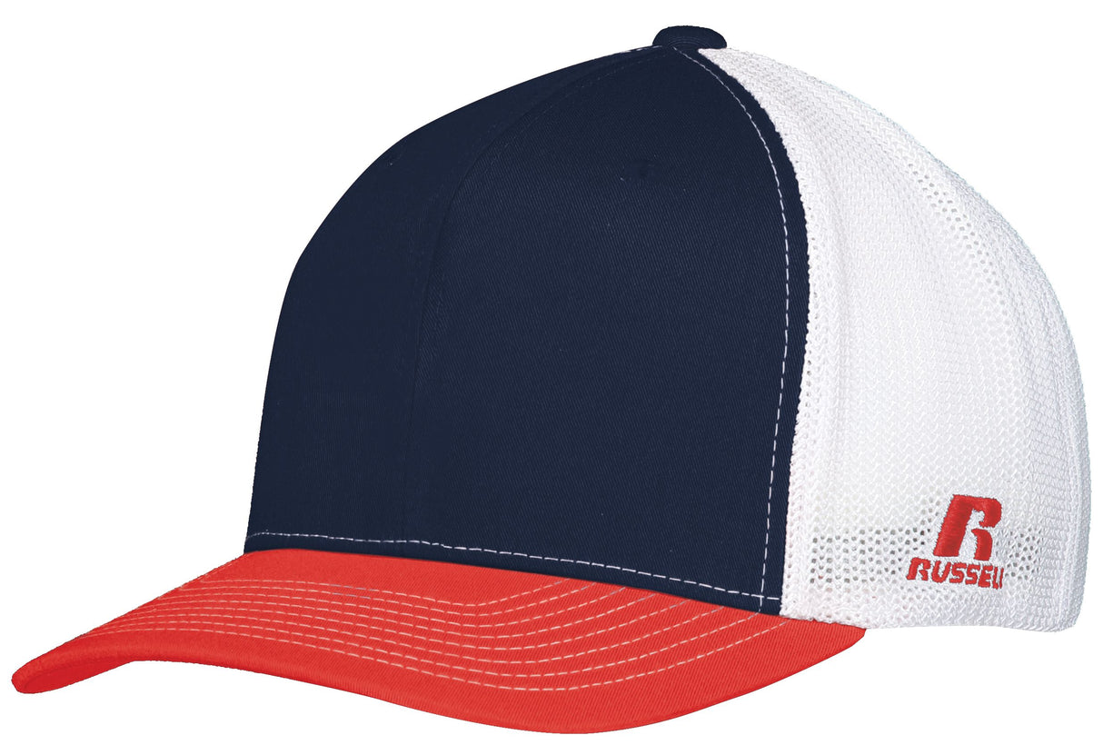 Russell Youth Flexfit Twill Mesh Cap Russell Team