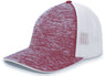 Pacific Headwear Aggressive Heather Trucker Flexfit Cap Pacific Headwear