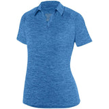 Augusta Women's Intensify Black Heather Polo Augusta