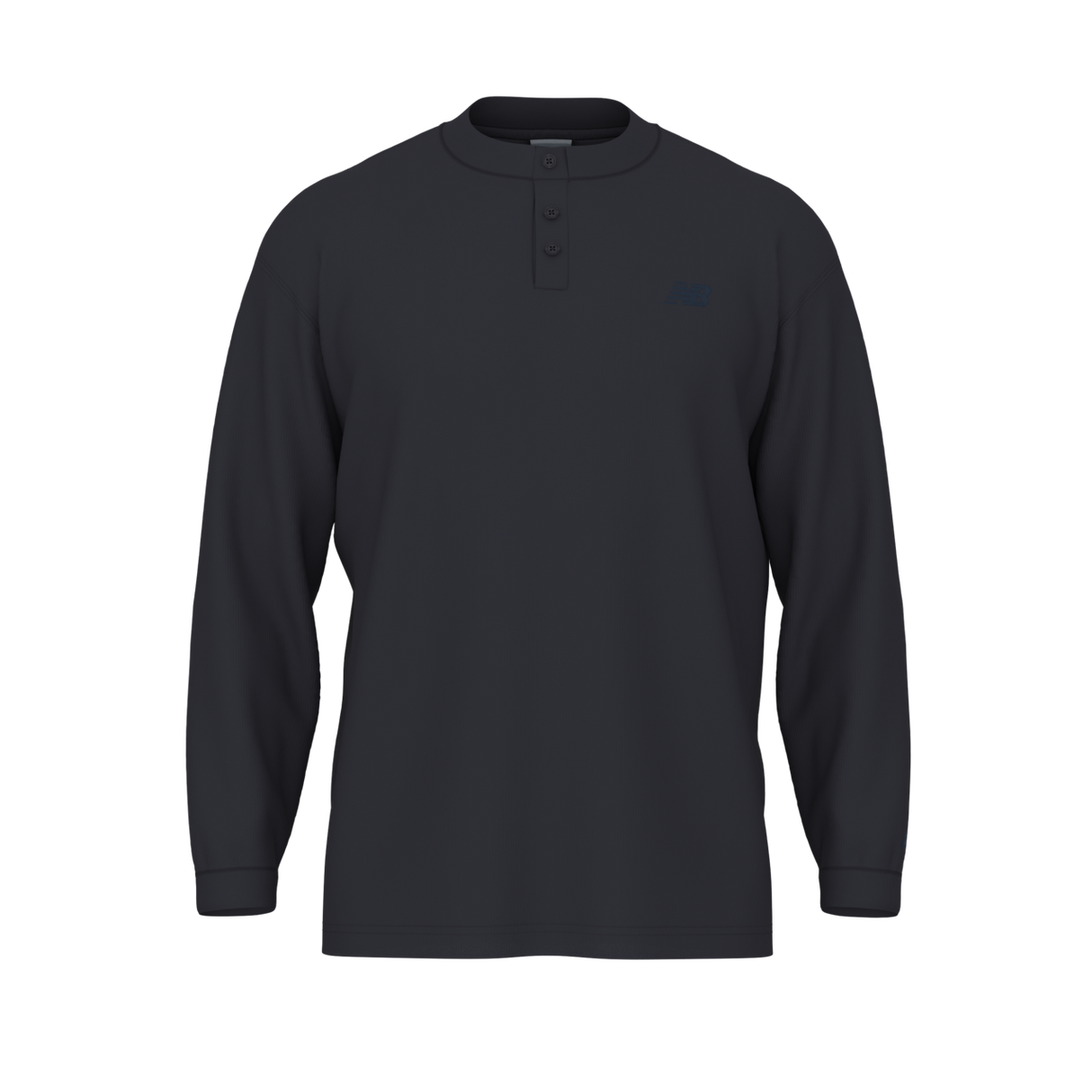 New Balance Men's Numeric Waffle Knit Long Sleeve Henley