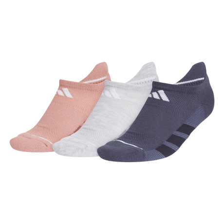 adidas Women's All Day Training 3-Pack No Show Sock Unisex Accessories Socks