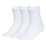adidas Women's Luxe 3-Pack High Quarter Sock Unisex Accessories Socks