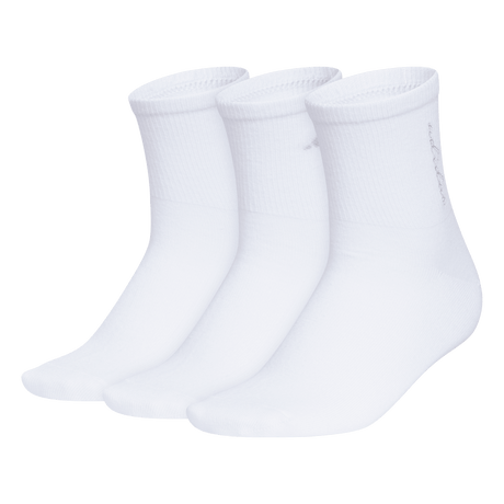 adidas Women's Luxe 3-Pack High Quarter Sock Unisex Accessories Socks