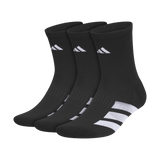 adidas Men's EVO 3-Pack High Quarter Sock-1