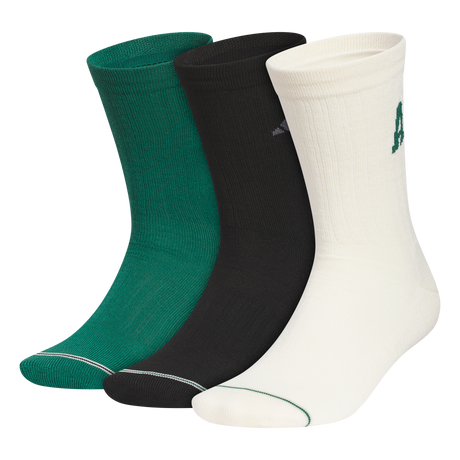 adidas Men's Foundation Sport 3.0 3-Pack Crew Sock Unisex Accessories Socks