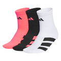adidas Women's EVO 3-Pack High Quarter Sock-1