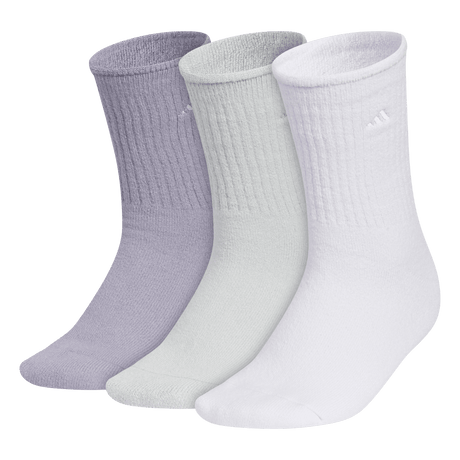 adidas Women's Cushioned Comfort 3.0 3-Pack Crew Sock-1