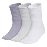 adidas Women's Cushioned Comfort 3.0 3-Pack Crew Sock-1