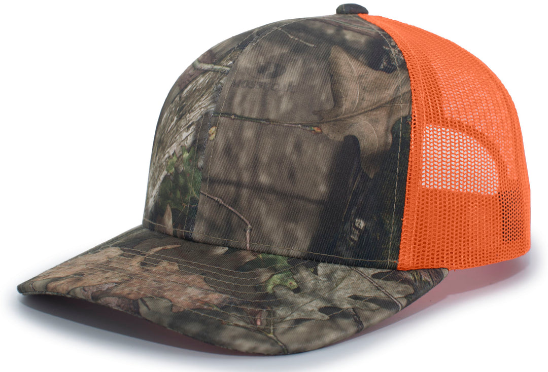 Pacific Headwear Camo Snapback Trucker Cap Pacific Headwear