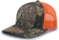 Pacific Headwear Camo Snapback Trucker Cap Pacific Headwear