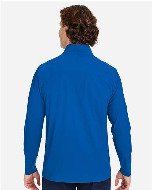 Devon & Jones Men's CrownLux Performance Windsor Welded Quarter-Zip Pullover-5