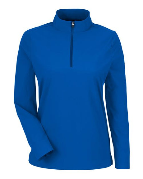 Devon & Jones Women's CrownLux Performance Windsor Welded Quarter-Zip Pullover-1