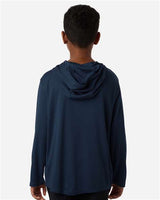 AllPro Youth Pro-Lock Performance Hooded Long Sleeve T-Shirt-5