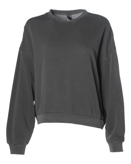 Independent Trading Co. Women's California Wave Wash Sunday Crewneck Sweatshirt-1