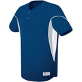 High Five Youth Ellipse Two Button Baseball Jersey High Five