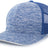 Pacific Headwear Aggressive Heather Trucker Snapback Cap Pacific Headwear