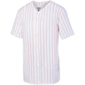 Augusta Youth Pinstripe Full-Button Baseball Jersey Augusta