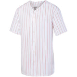 Augusta Youth Pinstripe Full-Button Baseball Jersey Augusta
