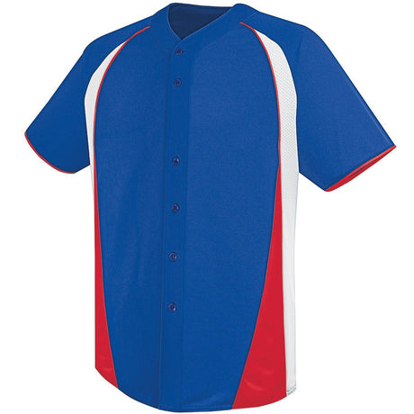 High Five Youth Ace Full Button Baseball Jersey High Five