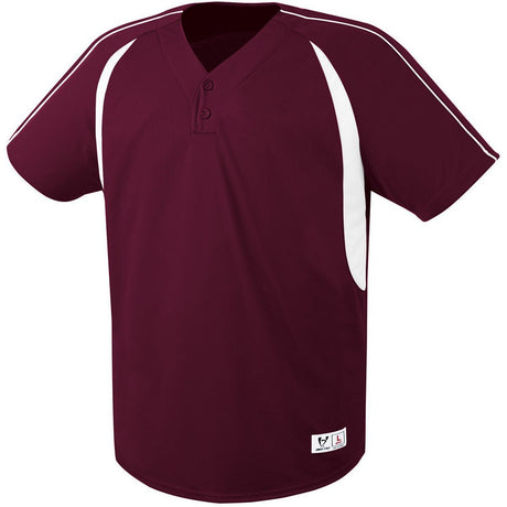 High Five Youth Impact Two-Button Baseball Jersey High Five