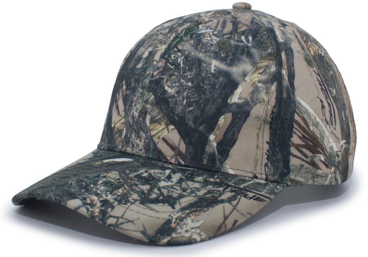 Pacific Headwear Structured Camo Hook-And-Loop Adjustable Cap Pacific Headwear