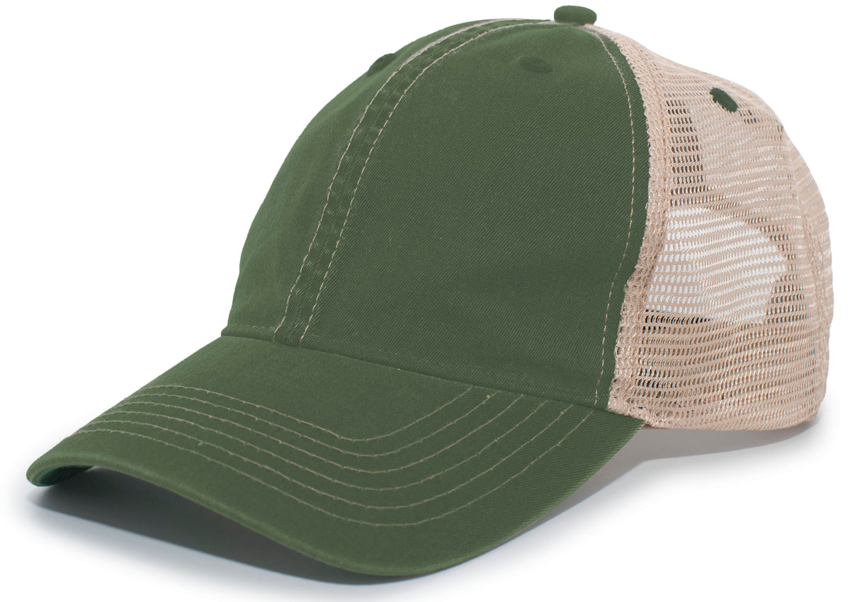Pacific Headwear Vintage "Dirty" Trucker Snapback Cap Pacific Headwear