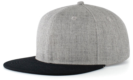 Pacific Headwear Wool Blend Heather Snapback Cap Pacific Headwear