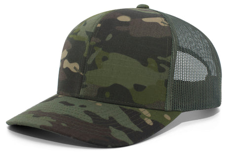 Pacific Headwear Multicam Trucker Snapback Cap Pacific Headwear