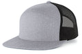 Pacific Headwear Heather 6-Panel Arch Trucker Snapback Cap Pacific Headwear