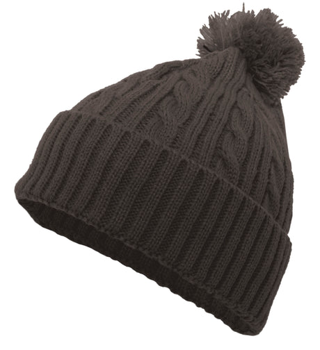 Pacific Headwear Pacific Headwear Cable Knit Pom-Pom Beanie Pacific Headwear
