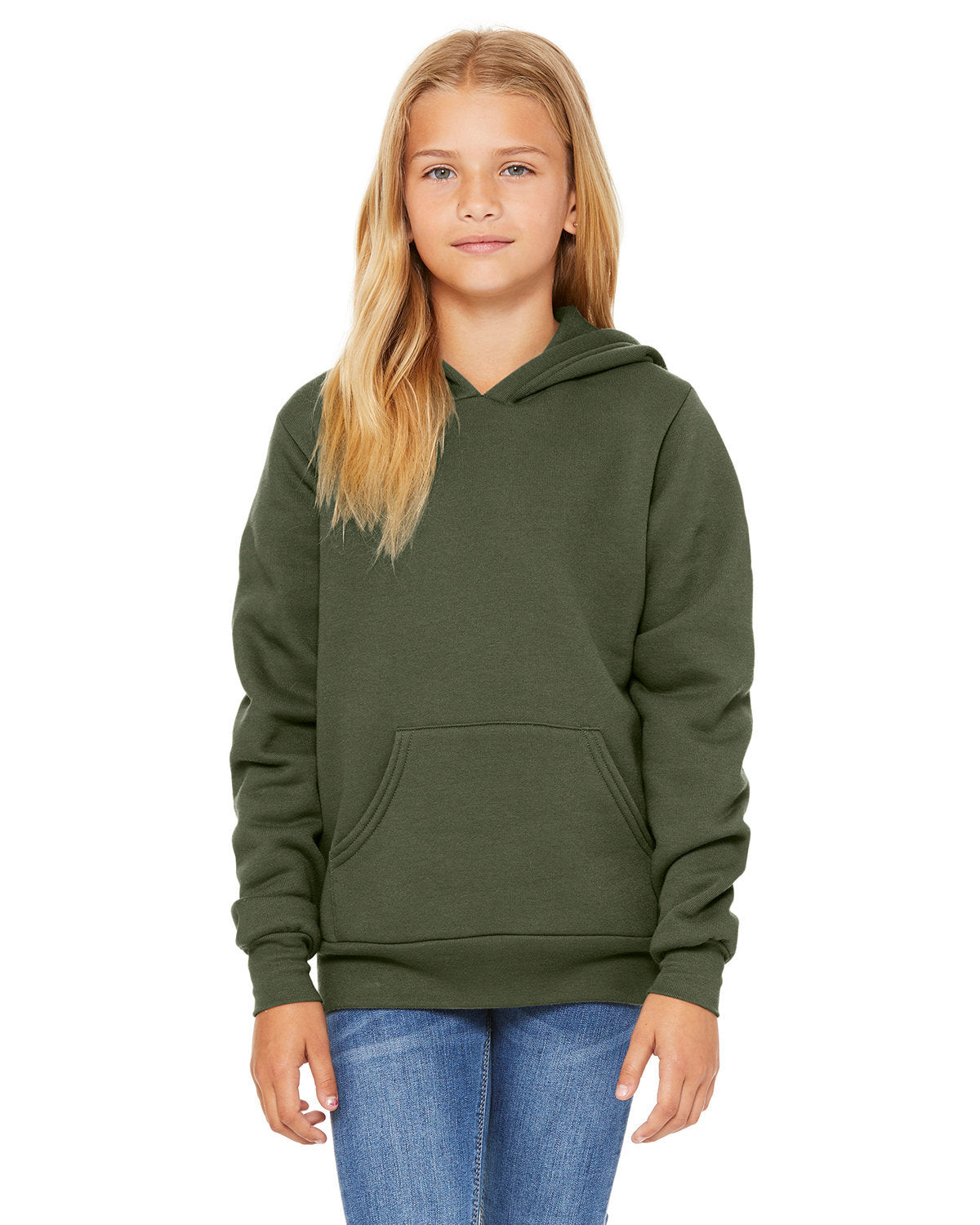 BELLA + CANVAS Youth Sponge Fleece Pullover Hoodie BC3719Y