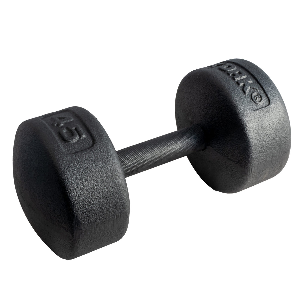 York Barbell Legacy Solid Round Dumbbell-1