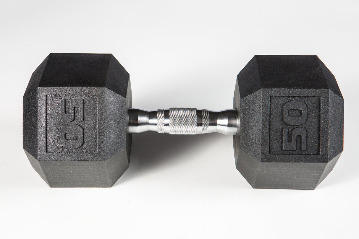 York Barbell PVC Hex Dumbbell – Chrome Ergo Handle-1
