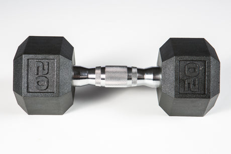 York Barbell PVC Hex Dumbbell – Chrome Ergo Handle-1
