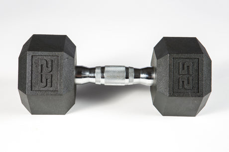 York Barbell PVC Hex Dumbbell – Chrome Ergo Handle-1