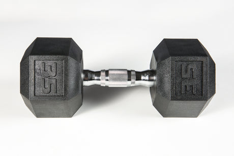 York Barbell PVC Hex Dumbbell – Chrome Ergo Handle-1