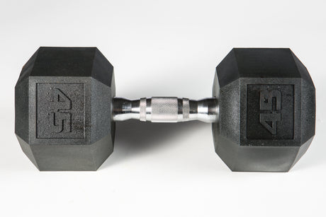York Barbell PVC Hex Dumbbell – Chrome Ergo Handle-1