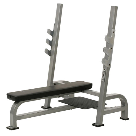 York Barbell STS Olympic Flat Bench w/ Gun Racks
