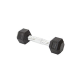 York Barbell Rubber Hex Dumbbell-1