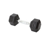 York Barbell Rubber Hex Dumbbell-1