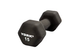 York Barbell Neoprene Hexagon Fitbell