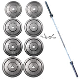 York Barbell Rubber Training Bumper Plate Set