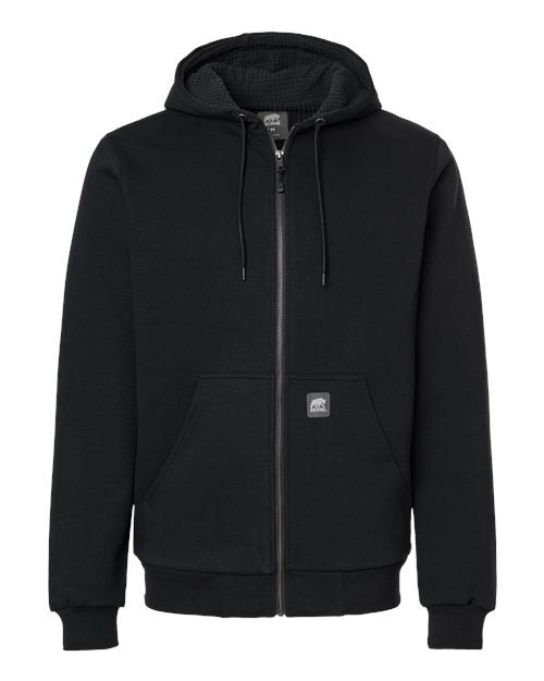 Berne Apparel Men's Heritage Grid Fleece-Lined Full-Zip Hooded Sweatshirt-1