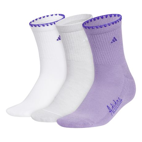 adidas Women's Cushioned Sport Luxe 3-Pack High Quarter Sock-1