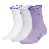 adidas Women's Cushioned Sport Luxe 3-Pack High Quarter Sock-1