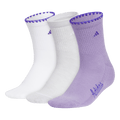 adidas Women's Cushioned Sport Luxe 3-Pack High Quarter Sock-1