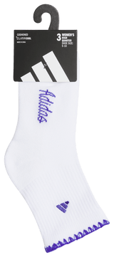 adidas Women's Cushioned Sport Luxe 3-Pack High Quarter Sock-6