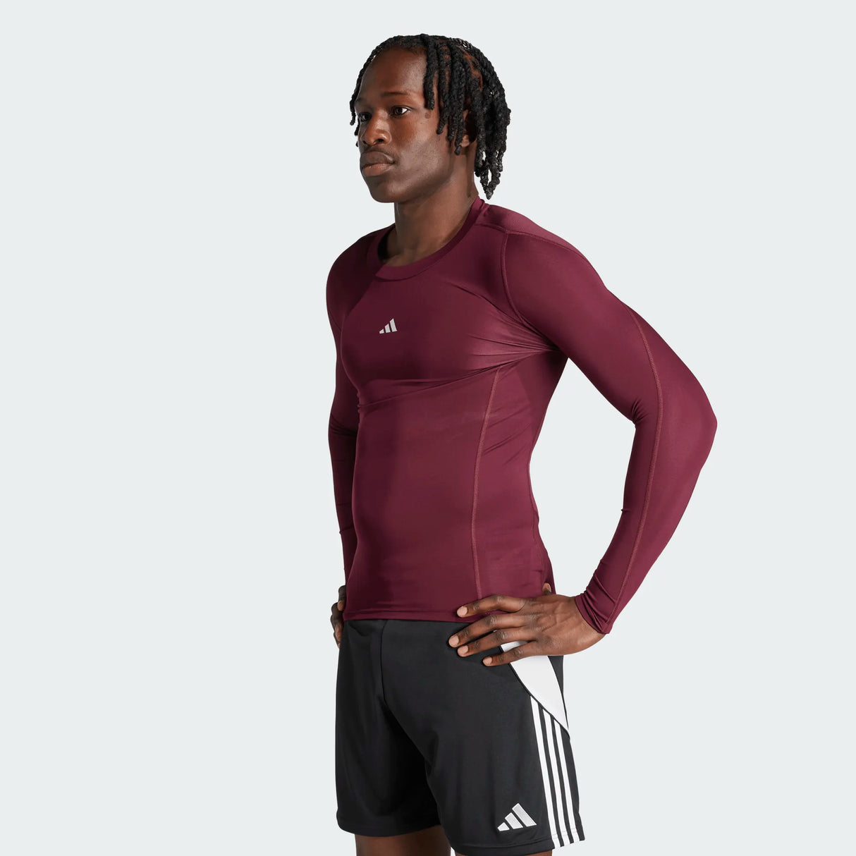 adidas Men's Techfit Long Sleeve T-Shirt-1