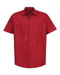 Red Kap Men's Industrial Short Sleeve Work Shirt-1